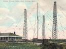 The Marconi Station in South Wellfleet, as it appeared when still in operation.